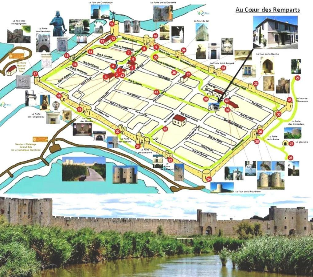 Апартаменты Au Coeur Des Remparts Эг-Морт Экстерьер фото